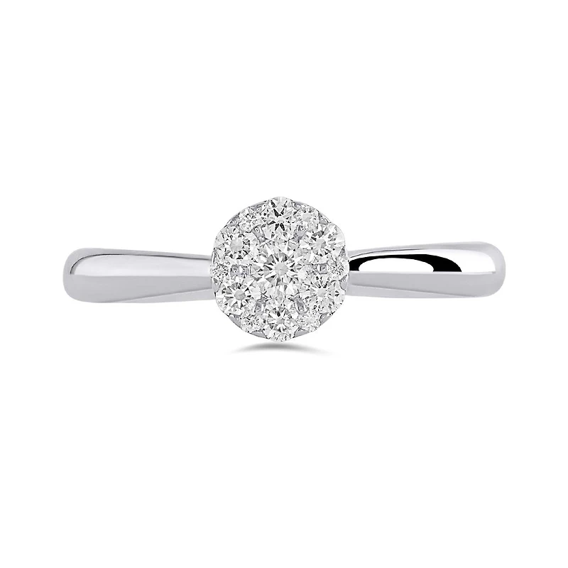 Glacier Fire Mystere 0.33Ctw Canadian Diamond Bridal Ring