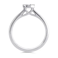 Glacier Fire Mystere 0.33Ctw Canadian Diamond Bridal Ring