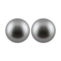 Large Pearl Stud Earrings