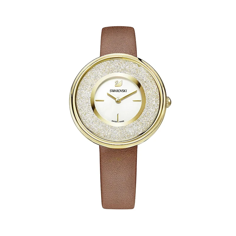 Swarovski Crystalline Pure Leather Watch