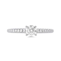 Glacier Fire 14K White Gold Canadian Diamond 0.51CTW Solitaire Ring