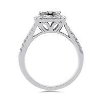 10K White Gold 1.00CTW Diamond Ring