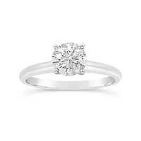 Glacier Fire 14K White Gold 1.00CT Solitaire Ring