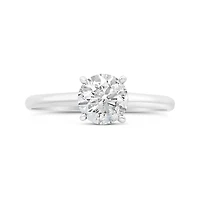 Glacier Fire 14K White Gold 1.00CT Solitaire Ring