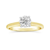 Glacier Fire 14K Yellow Gold 1.00CT Solitaire