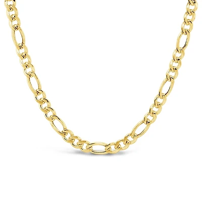 10K Yellow Gold 20" 4.5mm Figaro Chain