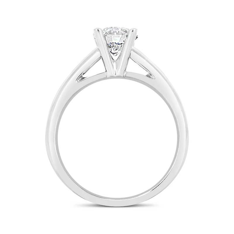 Glacier Fire 14K White Gold 1.00CT Diamond Solitaire Ring