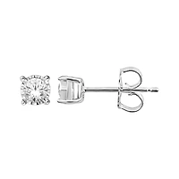 Sterling Silver 0.10CTW Diamond Studs