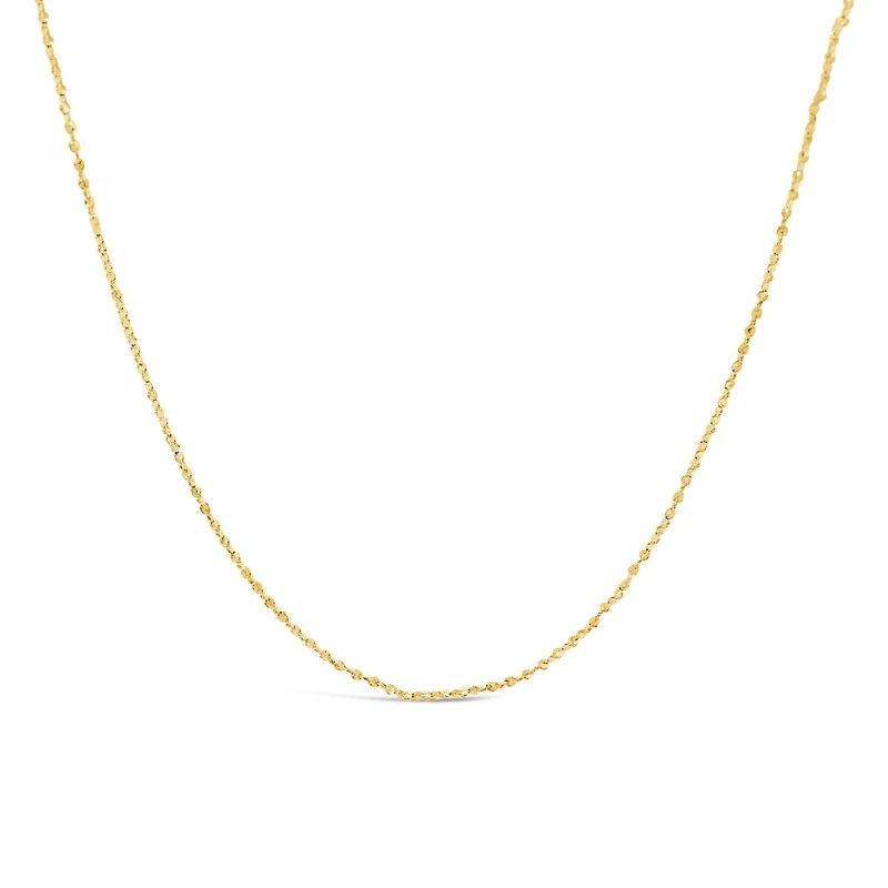 10K Yellow Gold 18" 0.90mm Serpentine Chain