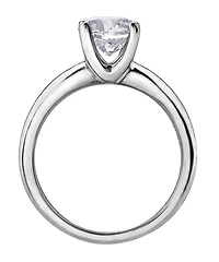 Glacier Fire 14K White Gold 1.50CT Solitaire Ring