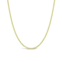 10K Yellow Gold 28" 3.6mm Semi-Solid Miami Cuban Curb Chain
