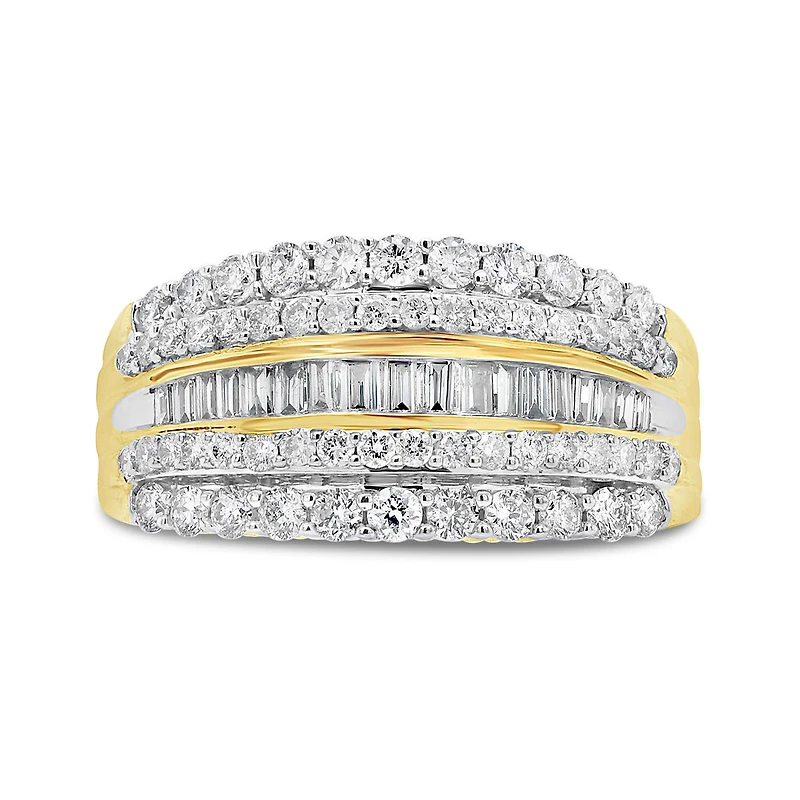10K Yellow Gold 1.00CTW Fashion Ring