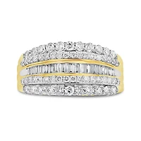 10K Yellow Gold 1.00CTW Fashion Ring