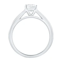 Glacier Fire 14K White Gold 0.70CT Ideal Cut Solitaire Ring