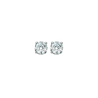 14K Gold 0.50CTW Diamond Solitaire Studs