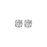 New Brilliance Sterling Silver Lab Grown 0.75Ctw Diamond Initial "E" Necklace