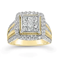 10K Yellow Gold 2.00CTW Diamond Fashion Ring