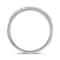 10K White Gold 0.25CTW Diamond Ring