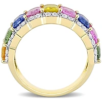 Julianna B 14K Yellow Gold Multi-Colour Sapphire Ring
