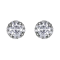 Glacier Fire 0.50CTW White Gold Studs
