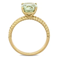 Julianna B 14K Yellow Gold Green Quartz Fashion Ring