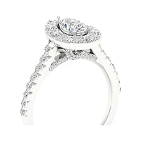 My Diamond Story 14K White Gold Diamond Pear Cut Ring 1.20CTW I1/GHI