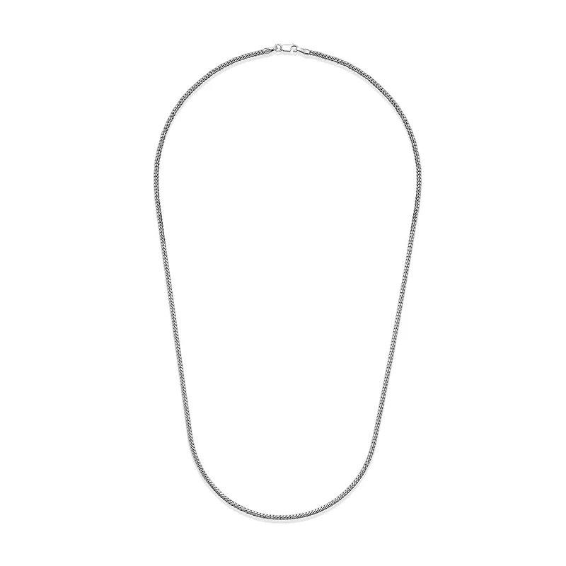 Sterling Silver 28" 3.5mm Miami Cuban Chain