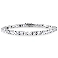 Julianna B Sterling Silver Cubic Zirconia Tennis Bracelet