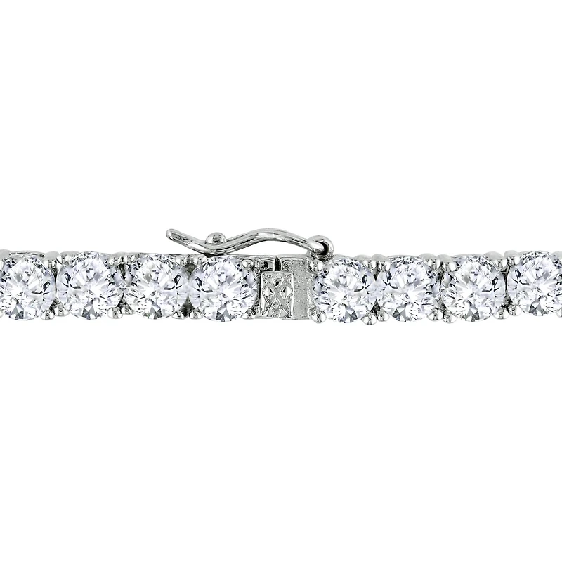 Julianna B Sterling Silver Cubic Zirconia Tennis Bracelet