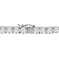 Julianna B Sterling Silver Cubic Zirconia Tennis Bracelet