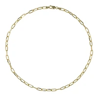 10K Yellow Gold 22" 4.95mm Paperclip Chain
