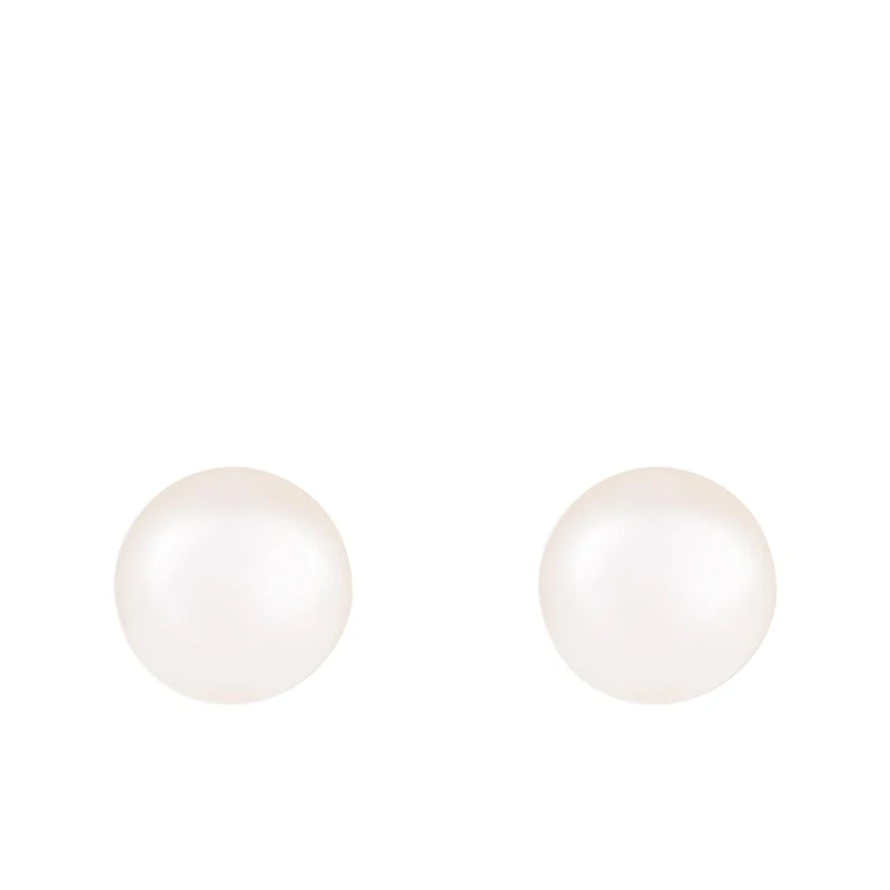 14K Yellow Gold 12-13mm Freshwater Pearl Earrings