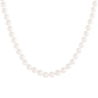 14K Yellow Gold AA Quality 8mm Japanese Akoya Necklace