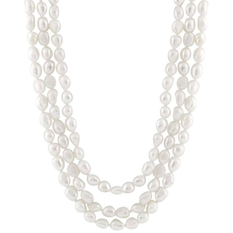 Endless 64" Baroque 8-9mm Pearl Necklace