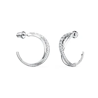 Swarovski Twist Mini Hoop Earring