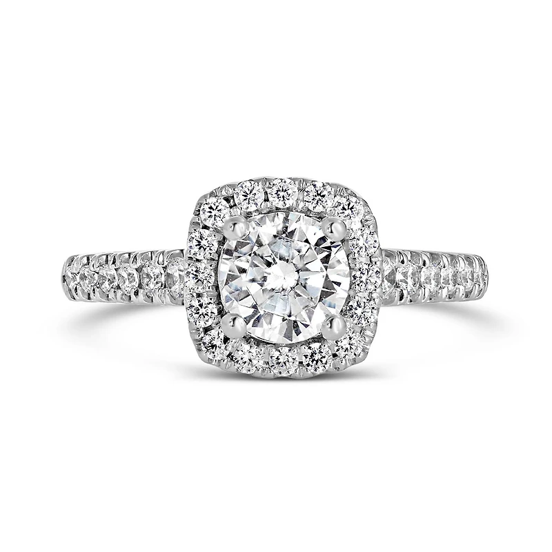 14K White Gold 1.46CTW Bridal Ring