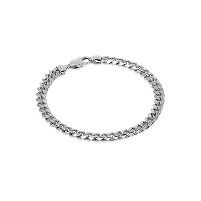 Sterling Silver 9" 6.3mm Miami Cuban Bracelet