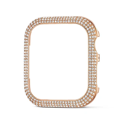 Swarovski Sparkling 40 Mm Rose Gold-Tone Case Compatible With Apple Watch®