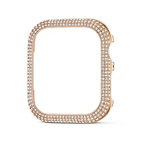 Swarovski Sparkling 40 Mm Rose Gold-Tone Case Compatible With Apple Watch®