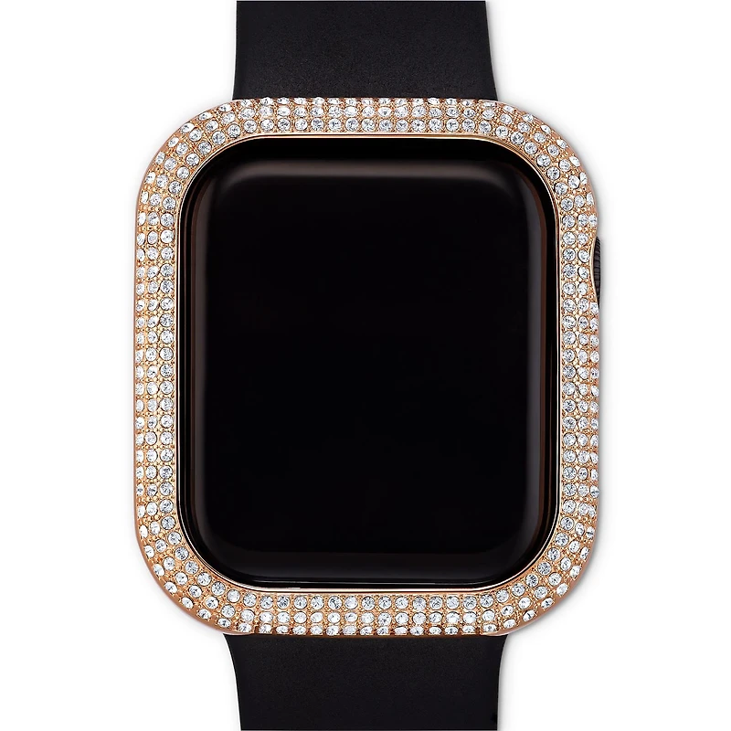 Swarovski Sparkling 40 Mm Rose Gold-Tone Case Compatible With Apple Watch®