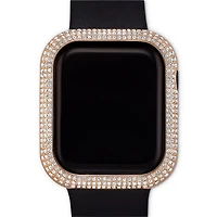 Swarovski Sparkling 40 Mm Rose Gold-Tone Case Compatible With Apple Watch®