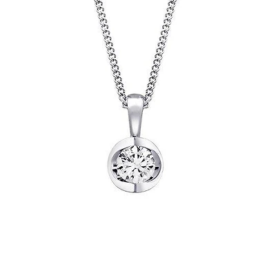 Glacier Fire 10K White Gold 0.30CTW Diamond Pendant