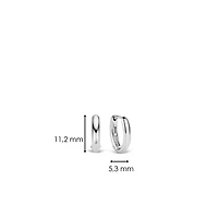 Ti Sento Oval Huggies Earrings
