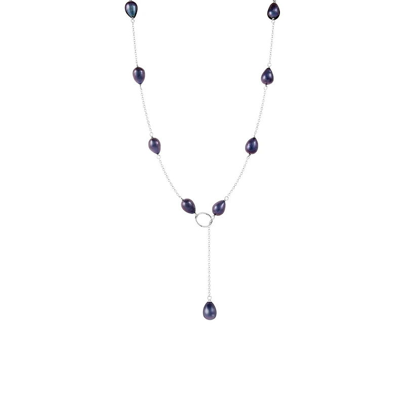 Sterling Silver 7.5-8mm Freshwater Pearls 18" Necklace