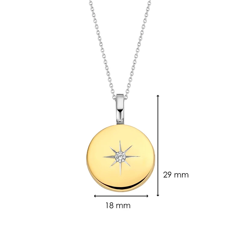 Ti Sento Large Guiding Stars Necklace