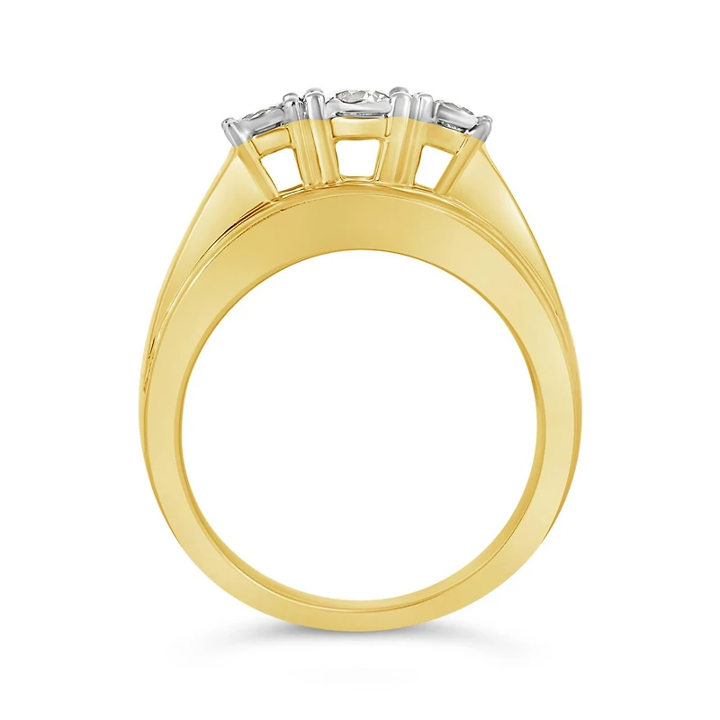 10K Yellow Gold 2.00CTW Diamond Fashion Band