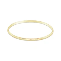 14K Yellow Gold Filled 65mm Polished Slip-On Bangle