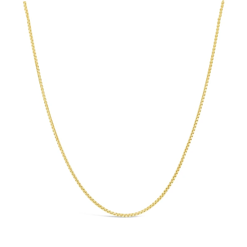 10K Yellow Gold 28" 0.90mm Box Link