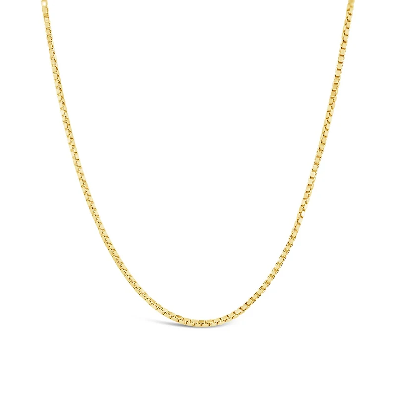 10K Yellow Gold 20" 0.9mm Box Chain
