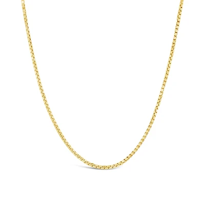 10K Yellow Gold 20" 0.9mm Box Chain